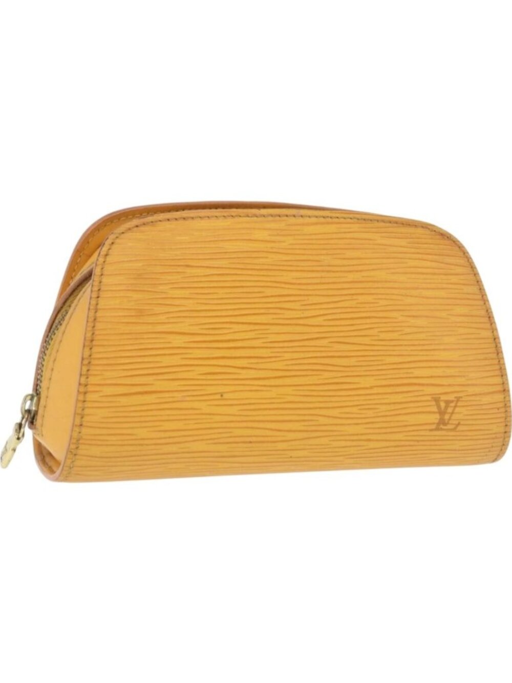 LOUIS VUITTON Epi Dauphine PM Pouch Yellow M48449